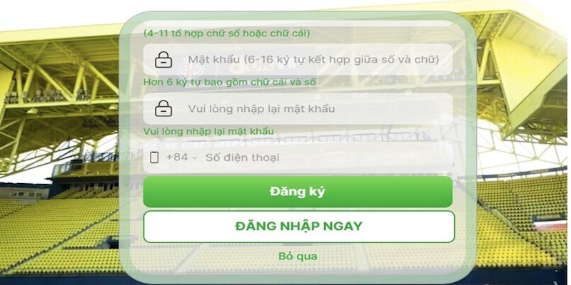 Quy trình tạo tài khoản tại nhà cái OK9 đơn giản, nhanh chóng